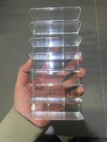 1 pieza Organizador de paleta de sombras de ojos, Organizador de maquillaje para paleta de sombras de ojos y organizador de lápices labiales, Almacenamiento de maquillaje para cajón de tocador, Sombras de ojos, Lápices labiales, Almacenamiento de cosméticos modernos, Paleta de maquillaje compacta Organizar, Para encimeras de baño, Tocadores