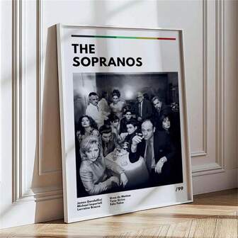 1pc Poster: Vintage Mafia TV Show Art Posters Canvas Painting Wall Arts Room Home Decoration Unframed