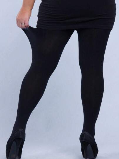 1pc 120D High Elastic Tights Light Compression Shaping Classic Black