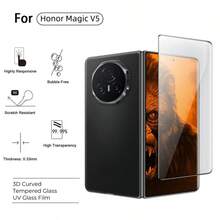 Honor MagicV5 gehärtetes Glas Bildschirmschutz, Honor Curved V3 Blickschutzfolie, V2 Hochauflösende UV-Folie, VS Linsenfolie
