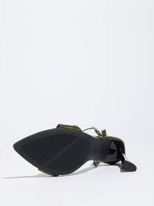 Women Heeled Sandals - 軍綠色 - 查看 8