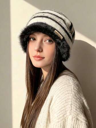 1顶女士绗缝纯色渔夫帽，休闲百搭轻便遮阳帽，适合远足、露营、散步、旅行、秋季日常佩戴