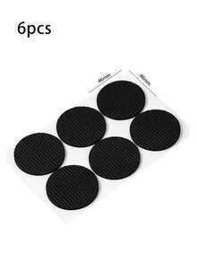 1pc Thick Self-Adhesive Furniture & Floor Protective Pad - Anti-Scratch Anti-Slip Foot Mat, Customizable For Floors & Appliances, With Central Lift Design For Multi-Purpose Floor Protection (Suitable For Wooden Floors, Available In Black & Clear) - Durable Floor Protection Mat - Black - View 14