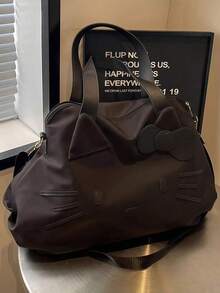 Sanrio Sanrio Christmas Decoration 1Pc Large Capacity Handbag Kawaii Anime Decorate Accessories Shoulder Bag Storage Tote Bags For Travel Gift (Some Parts May Be Random),Hello Kitty Bag,Anime,Boho Vibes,CatCartoon Character Katie, Large Capacity Multifunctional, Campus And Travel Sports Bag Fashion Bag