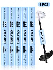 [72 Hour Extra Strong] 1/2/3 Pack Hypoallergenic 2-In-1 Eyelash Glue And Setting Liquid | 72 Hour Extra Strong, Latex-Free, Waterproof | For DIY Cluster Lashes, Homemade False Lashes Makeup Tools | Mixed Black Eyelash Extension Glue - Royal Blue - View 12