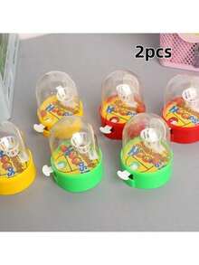 1 szt. Zabawka z pazurem w kształcie kreskówki, mini chwytak, odpowiednia do rozwijania małej motoryki i poprawy koordynacji ręka-oko, rodzinna gra interaktywna, idealna na Boże Narodzenie, Nowy Rok, prezent urodzinowy, nie wymaga baterii, w zestawie 6 małych piłek - Wielokolorowe - Zobacz 10