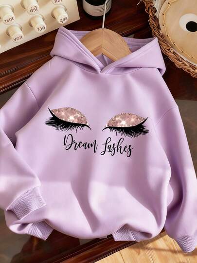 Tween-Mädchen 1 Stück Fleece-gefüttertes, dickes, warmes Kapuzenpullover-Sweatshirt, geeignet für Kinder im Herbst/Winter, langärmeliges Oberteil