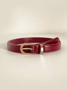 Women's Fashionable Waist Belt, Minimalist Versatile Student Skinny Belt