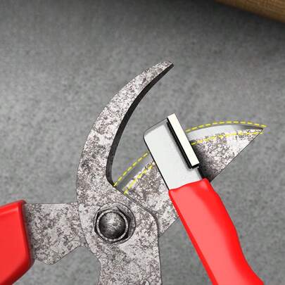 1/2/5/6 Stücke Professioneller Präzisions-Kantenschärfer - Universal, Taschengröße, manuelles Stahlklingen-Reparaturwerkzeug für Küche, Gartengeräte, Scheren, Gartenscheren - Schnelles Kantenschärfen, batteriefrei, Mehrzweck-Messer- und Scherenschärfer