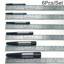 6pcs Premium Screw Extractor Set - Easily Remove Damaged Screws, Bolts And Pipes - Essential Woodworking And DIY Tool