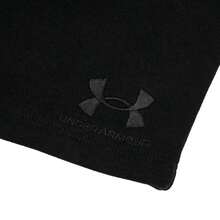 Under Armour BTG 女士宽松短袖毛圈长袖卫衣，舒适时尚休闲运动服，透气套头衫，1378650-001 - 黑色 - 查看 4