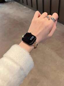 High End Leather Strap Compatible With 38/40/41/42/44/45/46/49mm, Compatible With Apple Watch Strap Ultra/Se11/10/9/8/7/6/5/4/3/2/1