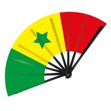 1 件球迷旗帜，足球迷折叠手扇，德国、法国、意大利、西班牙国旗道具