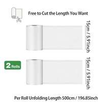 2 Rolls Of The Same Combination Of 5 Meters Vacuum Sealing Bags, Textured Vacuum Packaging Bags, Sealed Food Freshness Bags For Chicken, Duck Fruits And Vegetables, Kitchen Supplies - White - View 15