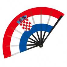 1 件球迷旗帜，足球迷折叠手扇，德国、法国、意大利、西班牙国旗道具