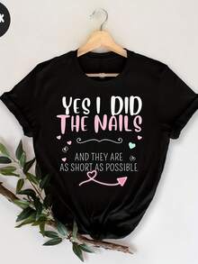 Yes I Did The Nails And They Are As Short As Possible Funny, Nail Salon Humor, Short Nails, Funny Nail Care, Nail Enthusiast, Funny Manicure - 款式29 - 查看 1