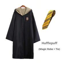 1pc Warner Bros. -Style Or House Robe: Black Long Robe With Red Collar, Embroidered Dragon Head Emblem, Realistic School Uniform Design, Combining Fashionable And Magical Campus Vibe, Suitable For Cosplay, Collection, And Themed Parties, Comfortable And Well-Fitted. - Multicolor - View 39