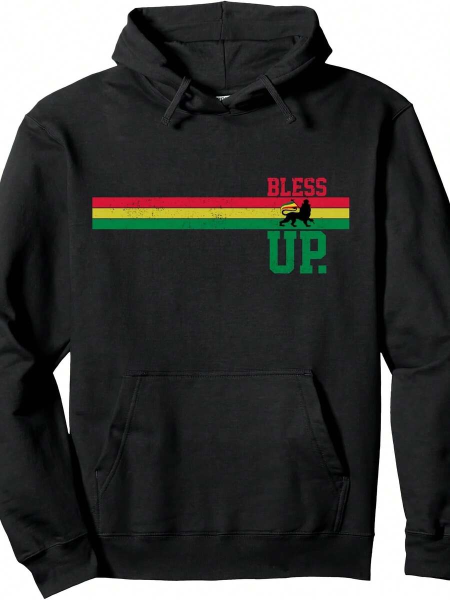 Reggae Tafari Bless Up Lion Of Judah Ta Gift Pullover Hoodie - 款式9 - 查看 1
