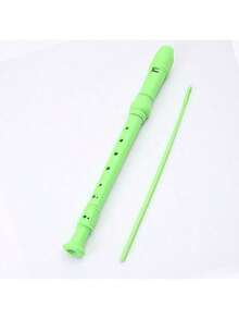 1pc 30cm Standard Colorful Recorder, 32cm High-Quality 6/8 Hole Plastic Recorder For Beginner, Musical Instrument For Practicing Vertical Flute, Music Practice Accompaniment Vertical Flute (Standard Model Detachable Into 2 Sections, Premium Model Detachable Into 3 Sections) - Multicolor - View 7