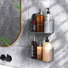 4 Pack Kitchen Wrap Organizer Wall Mounted Bathroom Organizers No Drilling Wall Door Mount Kitchen Wrap Rack Foil Wrap, Cling Wrap, And Food Bags 4, Gray