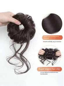 Tóc giả búi râu rồng thanh lịch, dây buộc tóc cho nữ, dụng cụ tạo kiểu tóc, máy làm búi tóc bồng bềnh, tóc giả - Nhiều màu - Xem 6