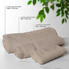 Towels - Beige - View 6