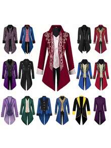 Men's Costumes - 24613 Nơ và Áo đuôi tôm Kiểu 1 Đỏ - Xem 2