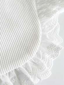 Baby Ins Korean Style Spring/Summer Bibs, Infant Korean U-Shaped Drool Bibs, Floral Edge Drool Bibs For Babies - Multicolor - View 5