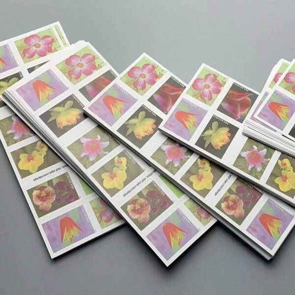 2021  Garden Beauty Forever Postage Stamps, 5 Books Of 20 = 100 Stamps