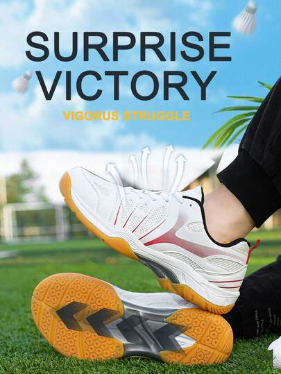 New Model Badminton Shoes Versions, Professional Competition Tennis Shoes, Breathable, Durable, Anti-Slip Rubber Sole, Volleyball Shoes,Table Tennis, Squash