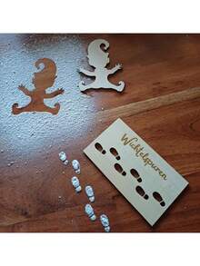 1 pièce/2 pièces/3 pièces Moule décoratif mignon DIY, artisanat en bois, accessoires de décoration, articles de décoration pour la maison, modèle de peinture de motif. Meilleurs cadeaux pour anniversaire, décorations de Noël, décoration de chambre, décorations de Noël d'hiver, cadeaux de Noël, décoration de Noël pour la maison - Nude - Voir 19