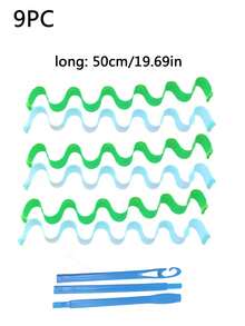 DIY Heatless Curlers,Magic Spiral Hair Curlers Set ,Heatless Spiral Hair Curlers For Long Hair, Water Wave Curling Set, Braided Mesh Curling Tongs, Wave Crimper Hair Styler, Gift Tool,Heatless Spiral Hair Curlers For Long Hair, No Heat Curlers Magic Curls Hair Rollers With Styling Hooks For Women,Curly Hair,Hair Rollers,Hair Curler,Heatless Curl,Heatless Curls,Hair Curlers,Rollers,Hair Curl,Rollers For Hair,Curly Hair Tools,Hair Rollers,Hair Roller,Curls Diffuser,Hair,Travel,Hair Products,Hair Tools,Hair Stuff,Barber,Barber Accessories,Barbershop,Hairdressing Equipment - Multicolor - View 14