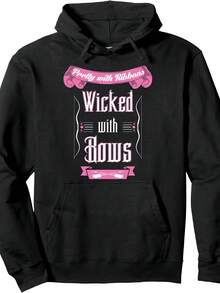 Pretty With Ribbons Wicked With Bows - Archery Girls Pullover Hoodie - 款式6 - 查看 1