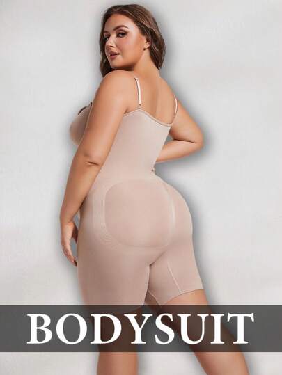 1 pieza Body moldeador de talla grande para mujeres, levantamiento de busto, control del abdomen posparto, cinturilla moldeadora, Body levantador de glúteos