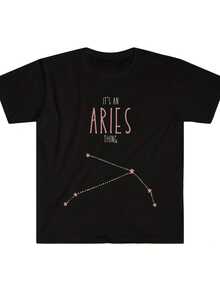 It's An Aries Thing Softstyle T-Shirt'-- Funny Printed Casual T-Shirt, 2941% Cotton, Round Neck, Regular Style, Perfect Valentine's Day/Christmas Gift For Your Boyfriend/Husband - 款式8 - 查看 1