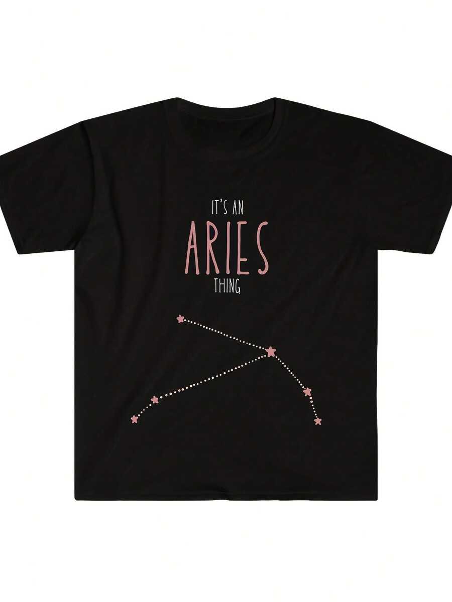 It's An Aries Thing Softstyle T-Shirt'-- Funny Printed Casual T-Shirt, 2941% Cotton, Round Neck, Regular Style, Perfect Valentine's Day/Christmas Gift For Your Boyfriend/Husband - 款式8 - 查看 1