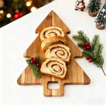Christmas Tree Cutting Board Tray, Racket Shaped Cutting Board, Racket Design Tray Cutting Board, Creative Rosewood Wooden Tray Cutting Board, Wooden Cheese Board, Cold Cut Meat Platter, Steak Serving Platter, Portable Cutting Board, Outdoor Camping Dining Mat, Unique Tennis Gift For Players And Fans - Wooden Cheese Board And Charcuterie Platter With Tennis Racket Design, Housewarming And Wedding Gift - Multicolor - View 1