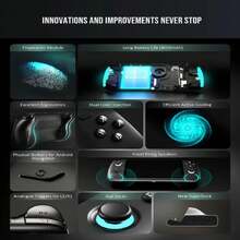 Ayn-Odin 2 Pro Retro Portable Gaming Console, 6-Inch Touchscreen Video Player, Android 13, 12GB + 256GB, Wukong, Myth, PSP, PS2, Gift - 灰色 12G 256G - 查看 3