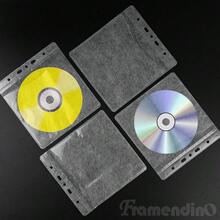 Framendino, 100 Pack Plastic CD DVD Sleeves Envelope Double Sided Disc Holder For Protection Replacement{Inchcolorinch:InchStyle Ainch} - Kiểu A - Xem 4