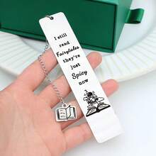 Spicy Fairy Tale Stainless Steel Bookmark - Perfect Gift For Women, Girls, And Book Lovers|Perfect For Romantic Readers, Bookworms, Birthday, Valentine's Day And Christmas, Book Nerd, Reading Gift, Book Club, Friends - Hs522 - View 1