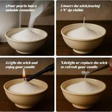 1包1000克100%天然大豆蜡片，52摄氏度，香薰蜡烛原料，DIY手工蜡烛用品 - 52°低融大豆蠟 - 查看 24