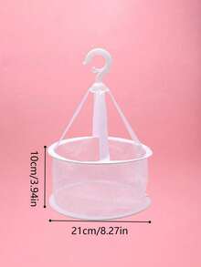 1 Secadora plegable de color verde, blanco y negro, para ropa, calcetines, bolsa de malla, artesanía de productos secos, a prueba de moscas, secado fresco, artesanía de almacenamiento - Multicolor - Ver 25