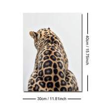 1/3件套无框酷炫动物豹子海报，Y2K美学房间装饰，时髦帆布画，极简主义时尚墙画，宿舍、公寓、女孩房、卧室、客厅、现代家居装饰的理想礼物 - 彩色 - 查看 14