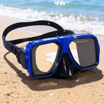 1pc New High Definition Large Frame Snorkeling Mask, Diving Equipment