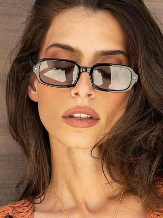 2025 neue sternförmige kleine quadratische Modebrillen, modisch