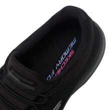 Skechers 女士休闲鞋 ROSEATE 3.0 一脚蹬舒适步行鞋，减震透气低帮户外运动鞋，日常通勤鞋 897993-BBK - 黑色 - 查看 6