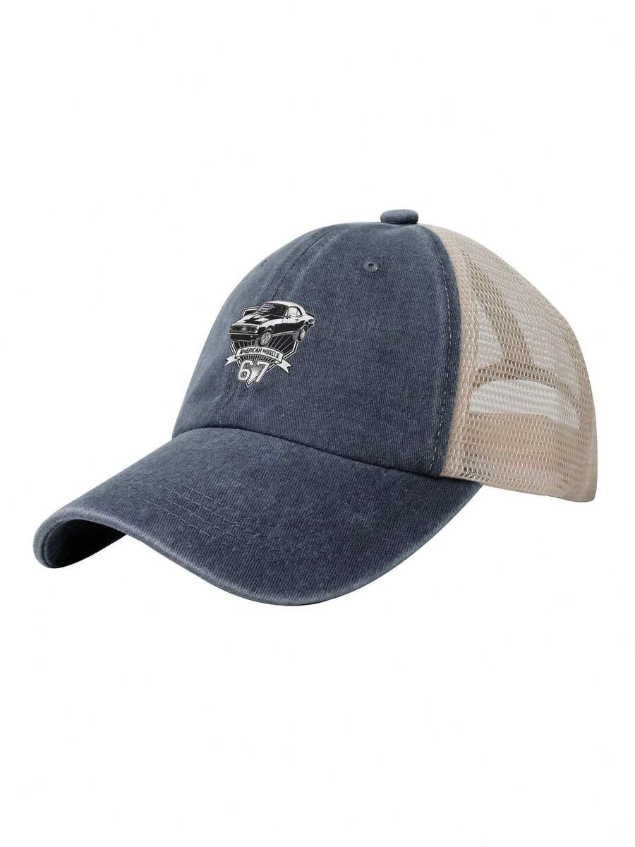 1967 American Muscle Car Classic Baseball Cap Golf Dad Hat Adjustable Original Classic Low Profile Cotton Hat Unconstructed Plain Cap Men Women - 藏蓝色 - 查看 1