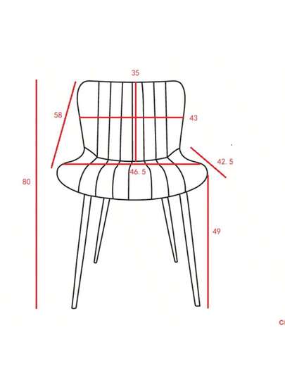 PU Living Room Chairs Brown, Blue, Set Of Moderne Art Leather Seats view 8
