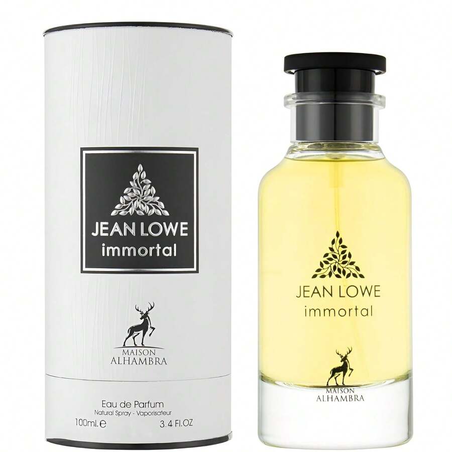 Lattafa Jean Lowe Immortel Eau De Parfum For Men – 3.4 Oz | Warm Amber Woody Scent With Ginger & Rosemary Notes, Bold & Long-Lasting Fragrance - Woody Floral Spicy - 查看 1
