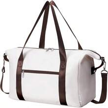 Beige con cinturini marrone scuro